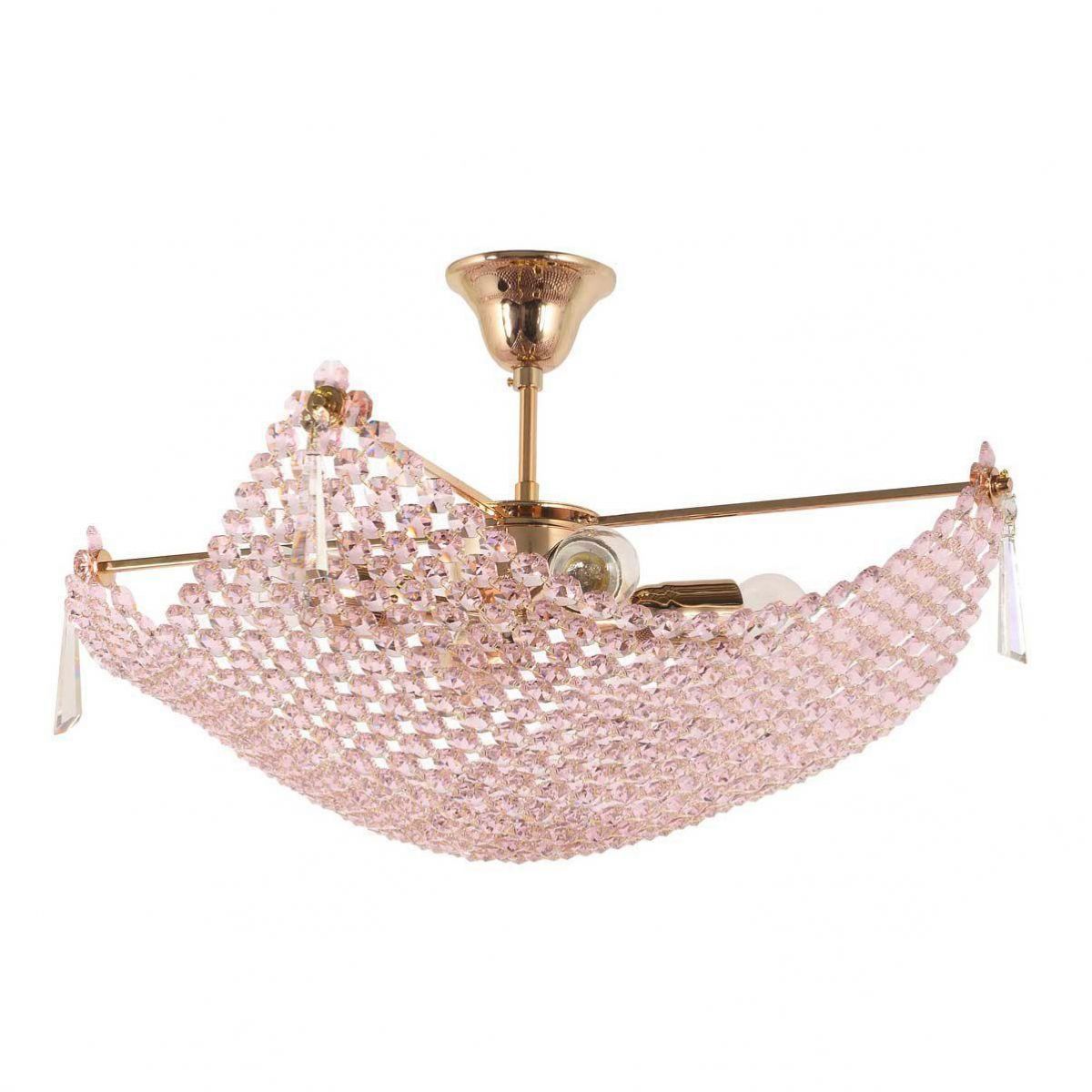 

Потолочный светильник Arti Lampadari Roma E 1.3.50.101 G, Розовый, Roma Gold Roma E 1.3.50.101 G