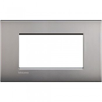 LNC4804NK Рамка LivingLight Air Никель матовый 4 модуля Bticino фото
