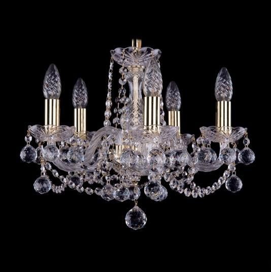 

Подвесная люстра Bohemia Ivele 1402/5/141/G/Balls, Золотой, 1402 Gold 1402/5/141/G/Balls