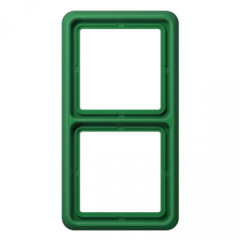 CD582WUGN Рамка CD Ударопрочная Зеленый 2-постовая Jung фото