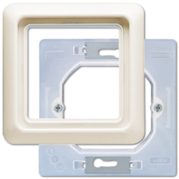 CD681WUW Рамка CD Ударопрочная Бежевый 1-постовая Jung фото