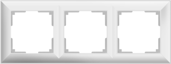 WL14-Frame-03 Рамка на 3 поста (белый) Fiore Werkel a038839 фото