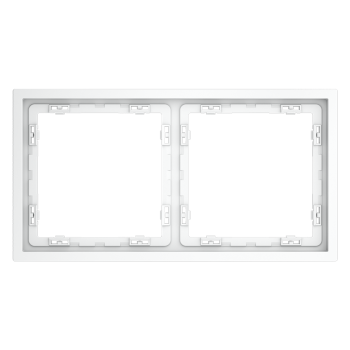 Рамка на 2 поста, белый матовый Voltum S70 VLS100202 фото