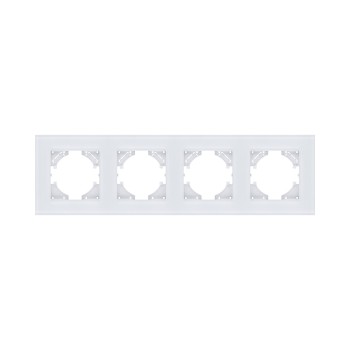 Рамка 4-кратная стекло белый Kollinger Reflex MG RM4WH фото