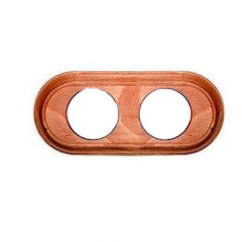 35802152 Рамка Venezia Oval Дуб 2-постовая Fontini фото