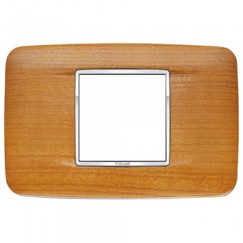 20682.C36 Рамка Eikon Chrome Round Вишня американская 2 модуля Vimar фото