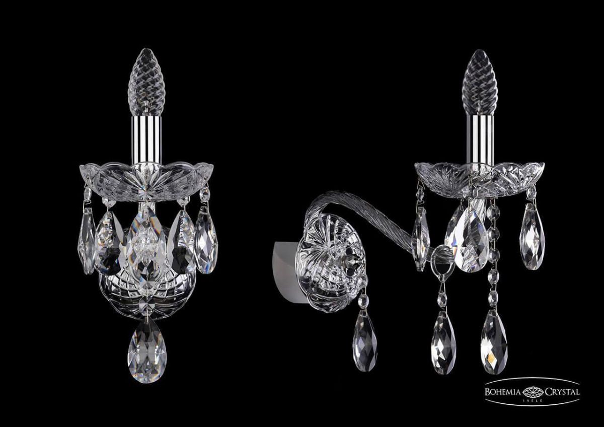 

Бра Bohemia Ivele 1413B/1/200/XL/Ni, Никель, 1413 1413B/1/200/XL/Ni