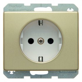 

41340002 Штепсельная розетка SCHUKO цвет: золотой, металл Arsys Berker, Arsys 41340002