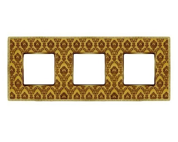 

FD01443DGOB Рамка Belle Epoque Tapestry Decorgold / Bright gold 3-постовая гор/верт. Fede, Belle Epoque Tapestry FD01443DGOB