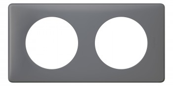 066732 Рамка Celiane Классика Фиолетовый перкаль 2-постовая Legrand фото