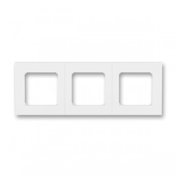 3901H-A05030 03W Рамка ABB Levit  Белый / Белый 3-постовая 2CHH015030A6003 фото