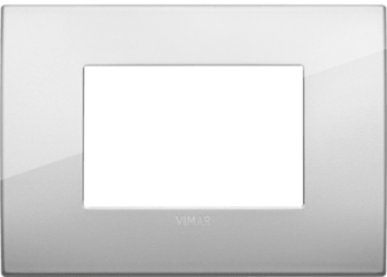 19653.03 Рамка Arke Classic Серебро 3-модульная Vimar фото