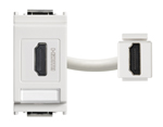 

16334.B Розетка hdmi, белая Vimar Idea, Idea Rondo 16334.B