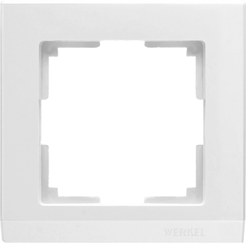 W0011801 Рамка на 1 пост (белый) Stark Werkel a050919 фото