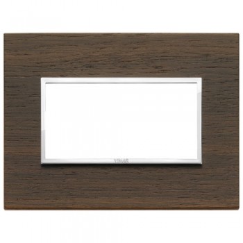 21654.33 Рамка Eikon Evo Венге 4 модуля Vimar фото