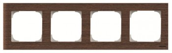 8574 WN Рамка Sky Венге 4-постовая ABB фото