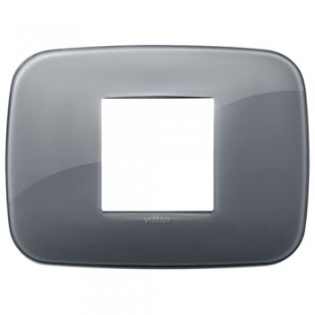 19682.61 Рамка Arke Round Дымчато-серый 2 модуля Vimar фото