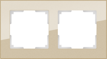 W0021111 Рамка на 2 поста (шампань) Favorit Werkel a050796 a050796 фото