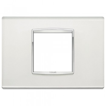 20652.C81 Рамка Eikon Chrome Classica Зеркало серебряное 2 модуля Vimar фото