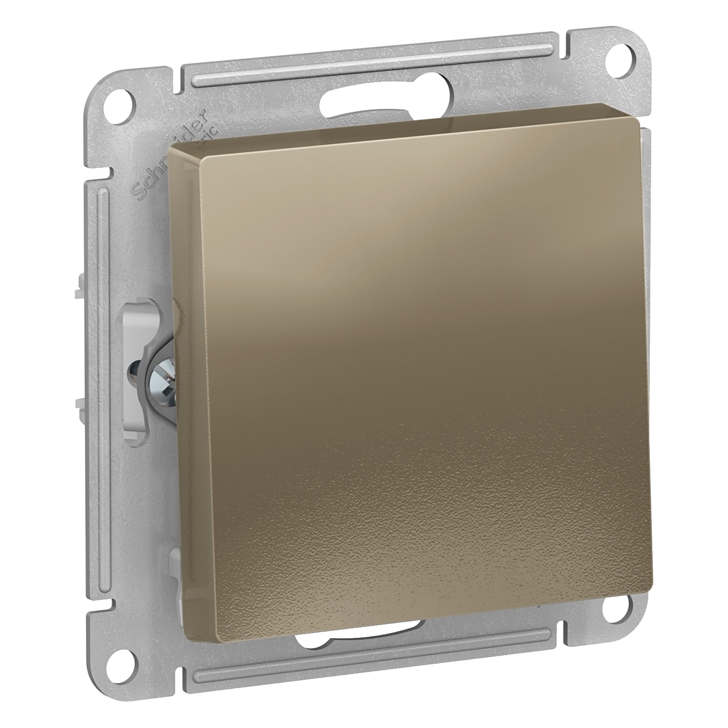 

ATN000511 Atlasdesign 1-клавишный Выключатель, сх.1, 10АХ, механизм, Шампань Schneider Electric, Atlasdesign ATN000511