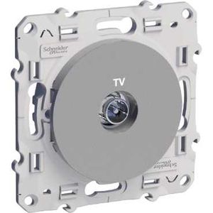 

S53R445 ТВ розетка алюминий Odace Schneider Electric, Odace S53R445