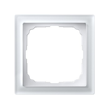 Рамка 1 пост органическое стекло белый Systeme Electric Artgallery pure GAL320101 фото