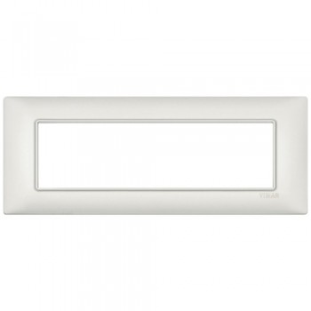 14657.75.01 Рамка Plana Серебро перламутровое 7 модуля Vimar фото