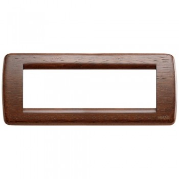 16756.57 Рамка Idea Rondo Тиковое дерево 6 модулей Vimar фото