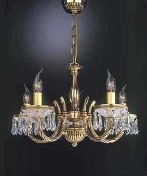 

Подвесная люстра Reccagni Angelo L 4751/5, Золотой, Bronze 4751 L 4751/5