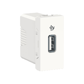 

NU342818 Розетка USB, 5 В / 1000 мА, 1 Модуль Белый Schneider Electric, Unica Modular NU342818