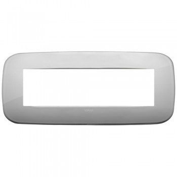 19687.28 Рамка Arke Round Хром 7 модулей Vimar фото