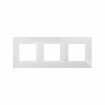 Рамка из металла белая 6 модулей DKC Avanti 4400856 фото