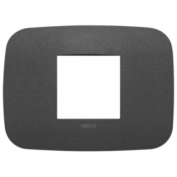 19682.21 Рамка Arke Round Графит матовый 2 модуля Vimar фото