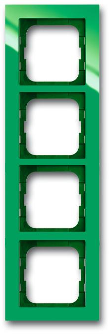 

1724-286 Рамка Axcent Зеленый 4-постовая ABB, Axcent 1724-286