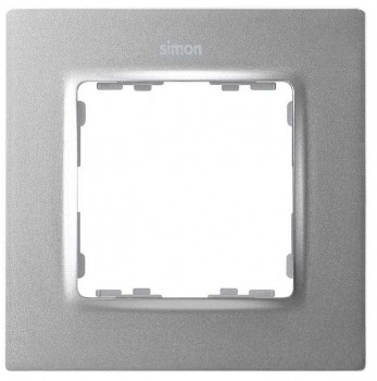 Рамка на 1 пост  холодный алюминий Simon 82 Concept 8200617-093 фото