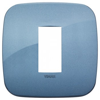 19671.86 Рамка Arke Round Синий 1 модуль Vimar фото