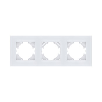 Рамка 3-кратная стекло белый Kollinger Reflex MG RM3WH фото