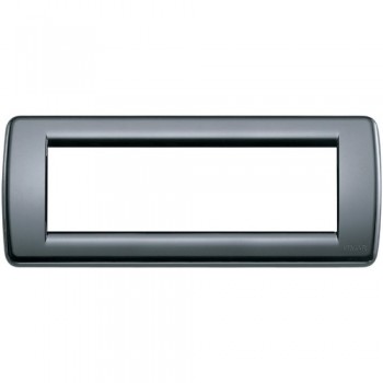 16766.15 Рамка Idea Rondo Серый графит 6 модулей Vimar фото