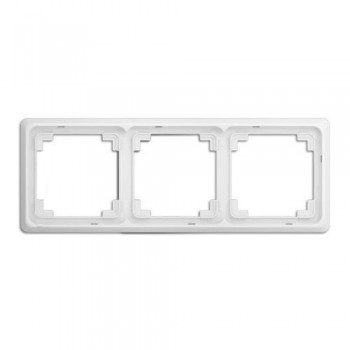 CDP583WW Рамка CD Plus Белый 3-постовая Jung фото