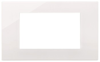 Рамка Reflex 4 модуля белый глянцевый, пластмасса Vimar Linea 30654.40 фото