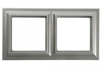 EPS482AL Рамка ECO Profi Standart Алюминий 2-постовая гор/верт. Jung фото