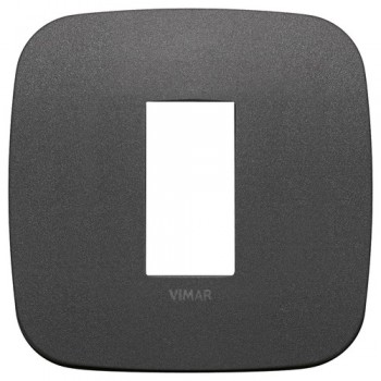 19671.21 Рамка Arke Round Графит матовый 1 модуль Vimar фото