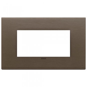 22654.12 Рамка Eikon EXE Темная бронза 4-модульная Vimar фото