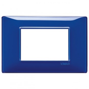 14653.50 Рамка Plana сапфир 3-модульная Vimar фото