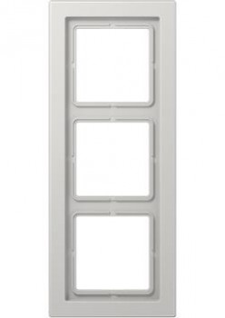 FD983LG Рамка FD Design Светло-серый 3-постовая Jung фото