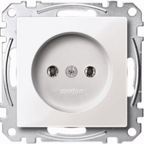 

MTN2001-0319 Механизм розетки без заземл.контакта белый Merten, M-Smart MTN2001-0319