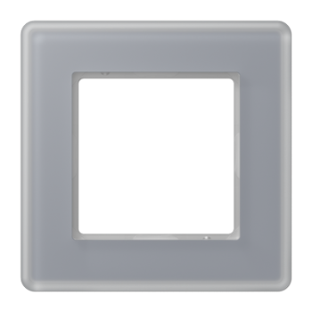 Рамка 1-ная, стекло цвет серый Jung A VIVA AV581GLMKG фото