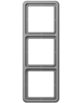 CD583GR Рамка CD 500 Серый 3-постовая Jung фото