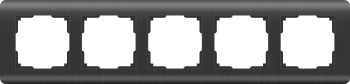 W0052104 Рамка на 5 постов (графит) Stream Werkel a051271 фото