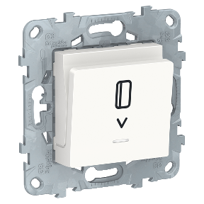 

NU528318 Выключатель карточный, с подсветкой, 10 А, Белый Schneider Electric, Unica Studio NU528318